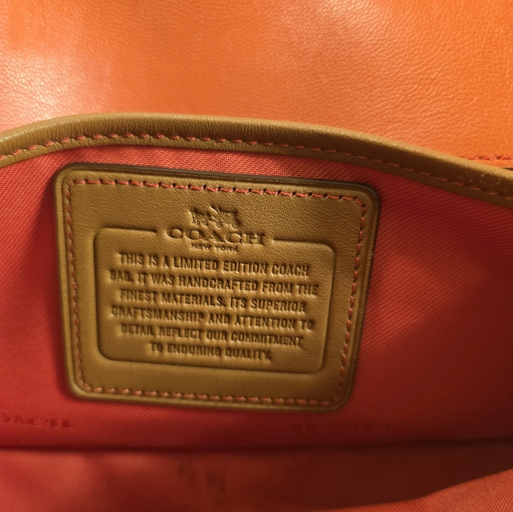 Brown Leather COACH Crossbody Bag - Picture 9 of 9